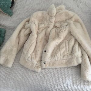 Levi's Cream Teddy Jacket